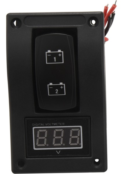12-24V LED Test Paneli Rocker Anahtarı Tekne Voltmetresi 4p On-Off-On (Yurt Dışından) indirimleri