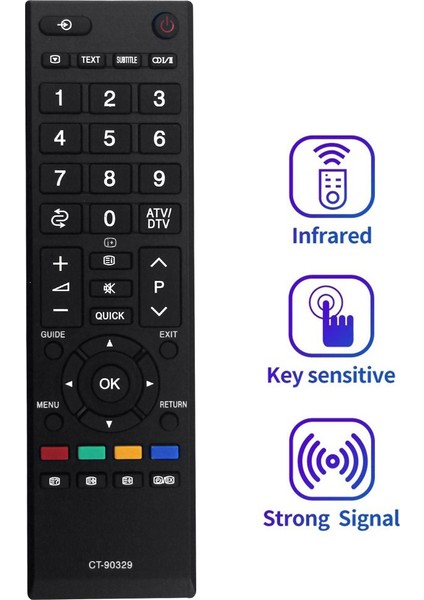 Toshiba 42HL800AZ 42SL700A Için CT-90329 Uzaktan Kumandayı Değiştirin (Yurt Dışından)