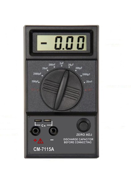 CM7115A Kapasite Ölçer Multimetre LCD Ekran Ölçüm Aracı (Yurt Dışından)