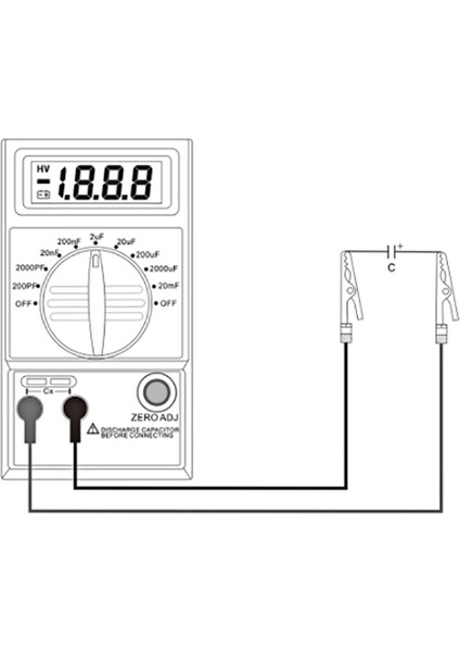 CM7115A Kapasite Ölçer Multimetre LCD Ekran Ölçüm Aracı (Yurt Dışından) fiyatları