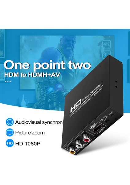 Cvbs Video Dönüştürücü HDMI Uyumlu Sinyal ile HDMI Uyumlu (Yurt Dışından) indirimleri