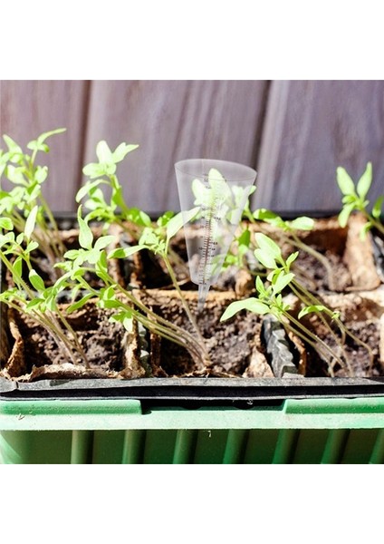 Yağış Izleme Için 2 Adet Şeffaf Konili Yağmur Ölçer (Yurt Dışından) modelleri