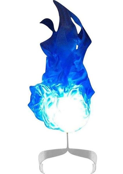 Cadılar Bayramı Aydınlık Yüzen Ateş Topu Cosplay Için Benzersiz Sahne, Mavi (Yurt Dışından)