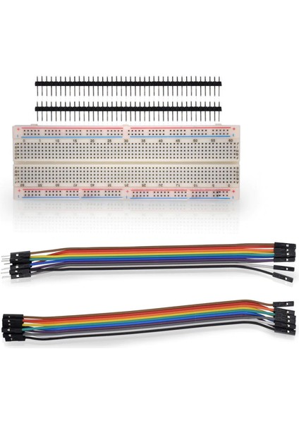 830 Bağlantı Noktalı Kablolu Elektronik Bileşen Temel Başlangıç Kiti (Yurt Dışından) modelleri
