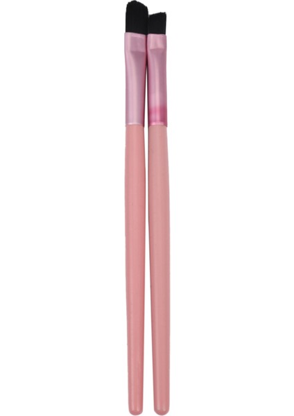 5 Adet Göz Makyajı Fırça Seti Göz Farı Eyeliner Kaş Fırçası Pembe (Yurt Dışından)