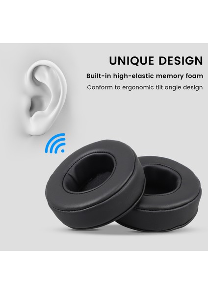 Ath 90MM Için Akg Için Sony Için Yumuşak Pu Kulaklık Köpük Kulak Pedleri Yastıkları (Yurt Dışından) modelleri