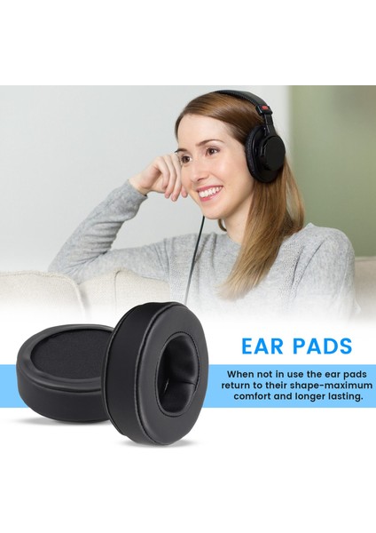 Ath 90MM Için Akg Için Sony Için Yumuşak Pu Kulaklık Köpük Kulak Pedleri Yastıkları (Yurt Dışından) fırsatları