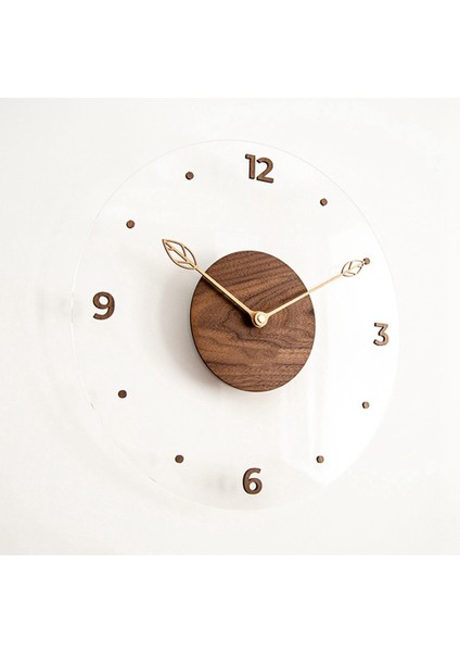 12 Inç Ev Ahşap Duvar Saati Mutfak Duvar Saati Oda Duvar Dekoru Sessiz (Yurt Dışından) fiyatları