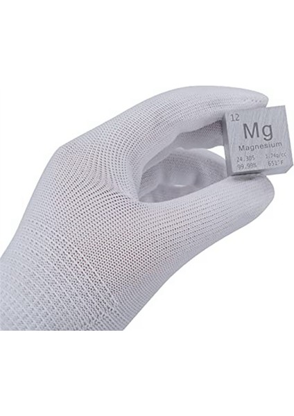 Inç Magnezyum Küp Metal, Elementler Için Koleksiyonlar Laboratuvar Deneyi (Yurt Dışından)