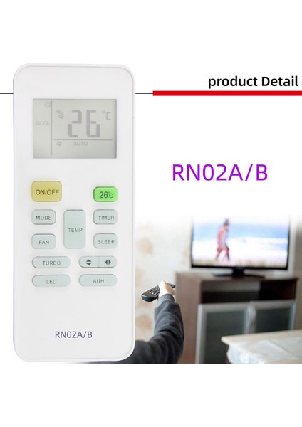 Midea Klima RN02A RN02B Için Klima Uzaktan Kumandası (Yurt Dışından)