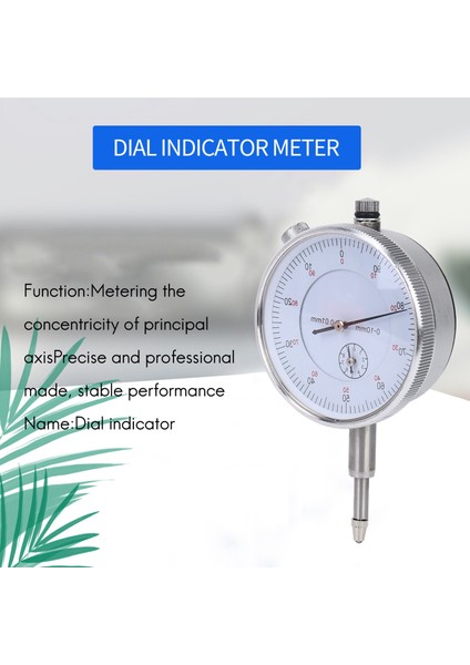 Kadranlı Gösterge Ölçer 0-10MM Metre 0,01 Çözünürlük Eşmerkezlilik Testi (Yurt Dışından)
