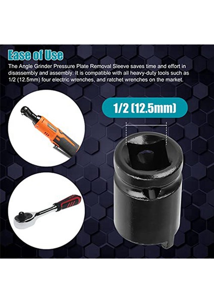 8pcs Açı Öğütücü Soket Anahtarı, Çelik Öğütücü Soket Anahtarı Adaptörü (Yurt Dışından) fırsatları