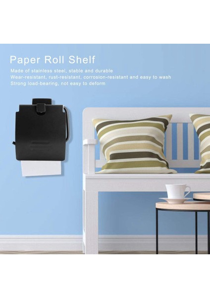 Tuvalet Kağıdı Tutucusu Kağıt Havlu Rulosu Rafı Doku Askısı Raf Duvarı (Yurt Dışından) modelleri
