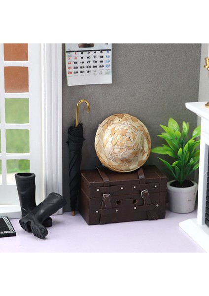 1/12 Dollhouse Minyatür Mini Bavul, Dekorasyon Aksesuarı Oyuncak (Yurt Dışından) indirimleri