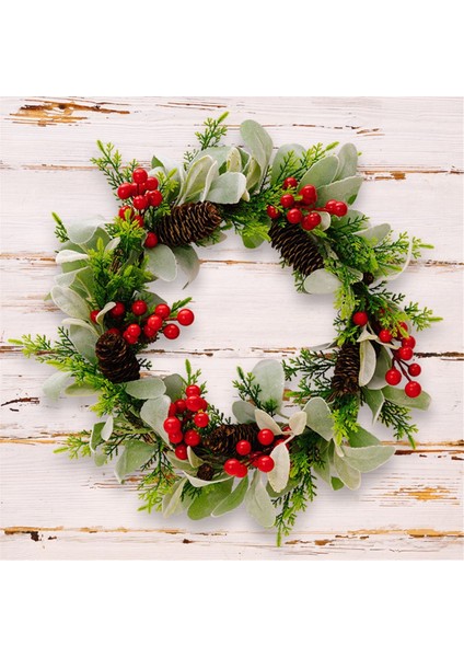 Noel Süslemeleri Noel Çelengi Tavşan Kulak Çim Çelengi (Yurt Dışından) fiyatları