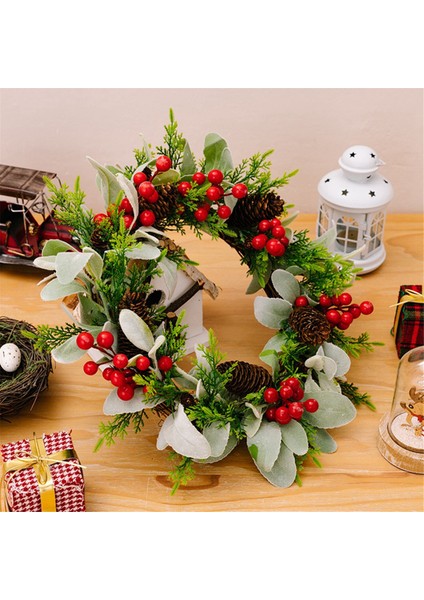 Noel Süslemeleri Noel Çelengi Tavşan Kulak Çim Çelengi (Yurt Dışından) indirimleri