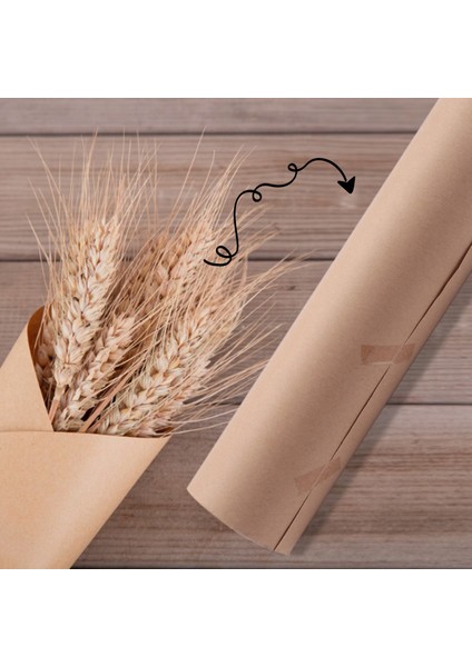 Kraft Kağıt Rulosu - Paketleme, Taşıma, Hediye Paketleme, Koli Için Mükemmel (Yurt Dışından)