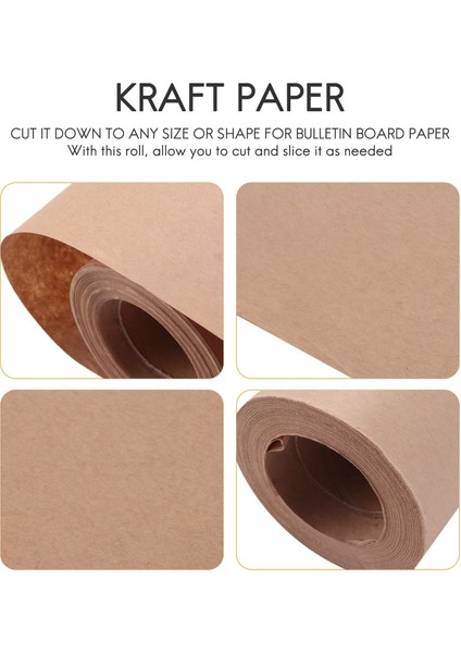 Kraft Kağıt Rulosu - Paketleme, Taşıma, Hediye Paketleme, Koli Için Mükemmel (Yurt Dışından)
