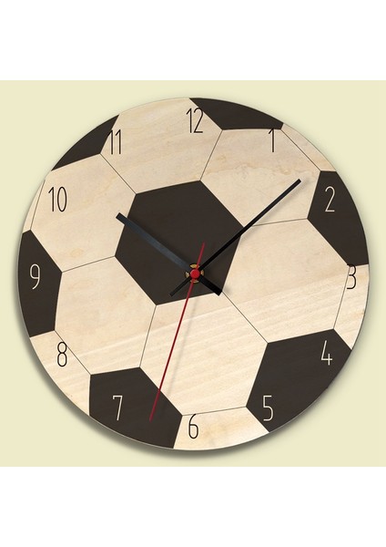 Ahşap Duvar Saati Yaşayan Çocuk Odası Saati Krem-Beyaz+Siyah (Yurt Dışından) fırsatları