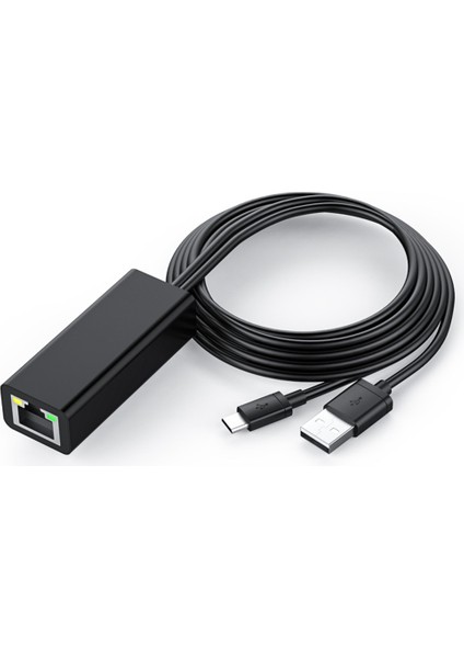 Tv Ethernet Adaptörü Tv 4K Çubuk Usb-C - RJ45 Lan Ağ Adaptörü (Yurt Dışından)