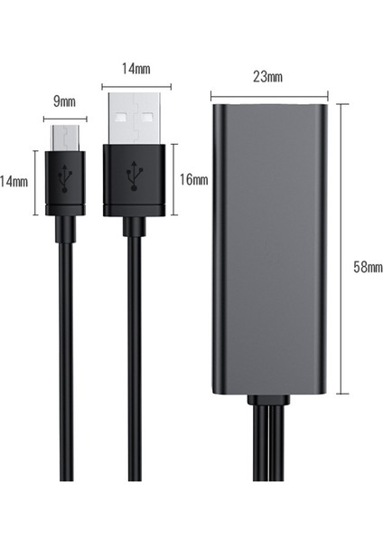 Tv Ethernet Adaptörü Tv 4K Çubuk Usb-C - RJ45 Lan Ağ Adaptörü (Yurt Dışından)