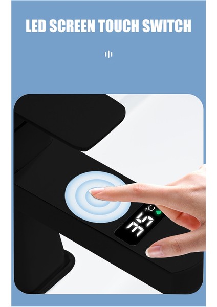 Mutfak Lavabo Bataryası Dokunmatik LED Dijital Ekran Sıcaklık Kontrolü (Yurt Dışından) fırsatları