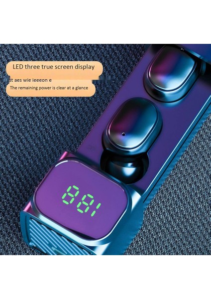 Tws Kablosuz Bluetooth 5.1 Kulaklık Çift Mikrofonlu 9d Stereo Kulaklıklar (Yurt Dışından)