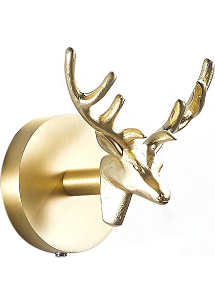 Pirinç Askı Askılı Havlu Anahtarı Için Altın Duvar Kancası, (Elk) (Yurt Dışından)