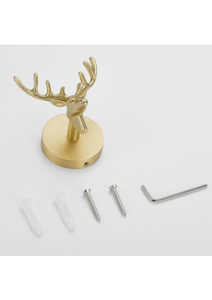 Pirinç Askı Askılı Havlu Anahtarı Için Altın Duvar Kancası, (Elk) (Yurt Dışından) modelleri