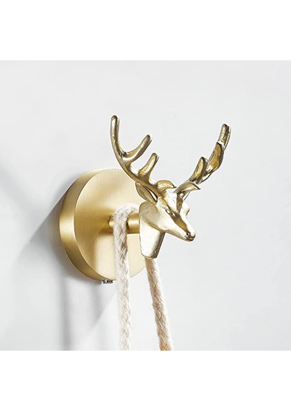 Pirinç Askı Askılı Havlu Anahtarı Için Altın Duvar Kancası, (Elk) (Yurt Dışından) fırsatları