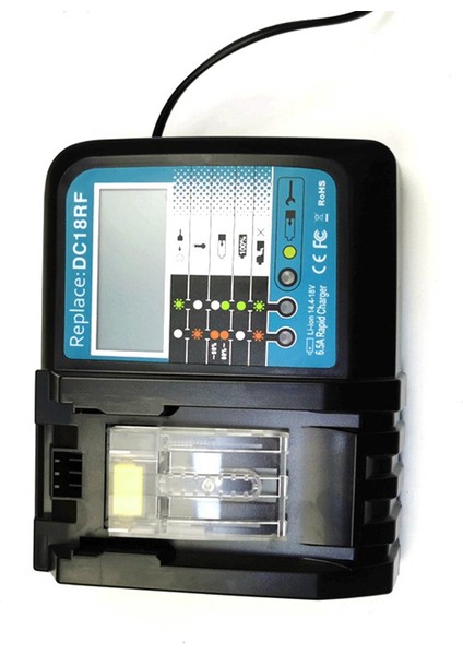 Makita Ab Fişi Için Soğutma Fanı Li-Ion Şarj Cihazı ile DC18RF 6A (Yurt Dışından) fiyatları