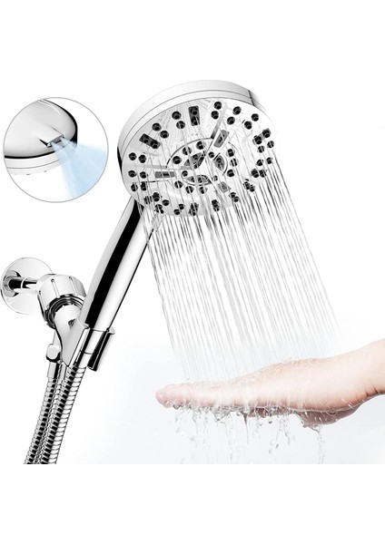 Yüksek Basınçlı Duş Başlığı Seti - 80 Inç Hortumlu Duş Başlığı (Yurt Dışından) fiyatları