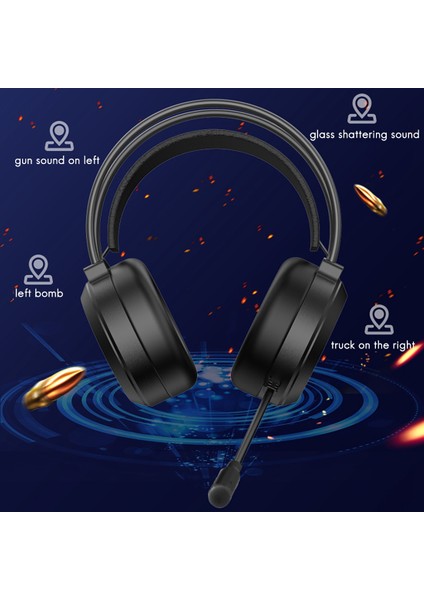 M2 Kulaklık Gürültü Önleyici Aydınlatma Rahat Bas Usb+3.5mm (Yurt Dışından) fiyatları