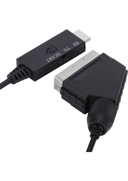 HDMI - Scart Bağlantı Kablosuna Uyumlu 1m Ses/video Dönüştürücü (Yurt Dışından)