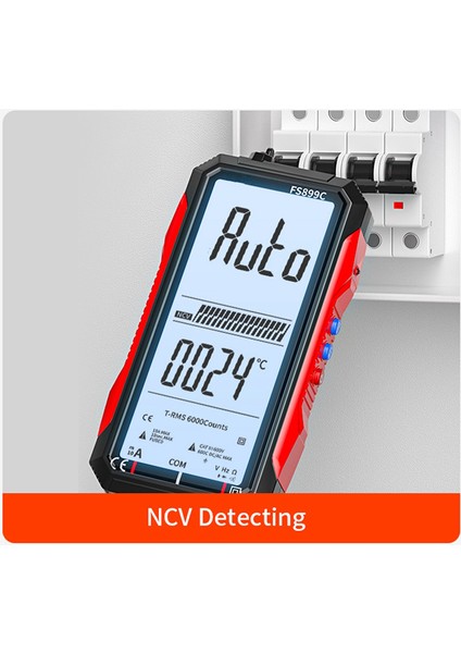 Dijital Multimetre 6000 Gerçek Ac/dc Ampermetre Voltmetreyi Sayar (Yurt Dışından)