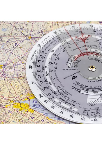 E6B-R Uçuş Bilgisayarı Havacılık Plotter Dairesel Sürgülü Cetvel (Yurt Dışından) fırsatları