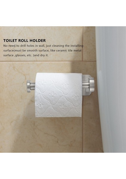 Tuvalet Kağıdı Tutucusu Banyo Mendil Havlu Askısı Tutucular Gümüş Kısa (Yurt Dışından) fırsatları