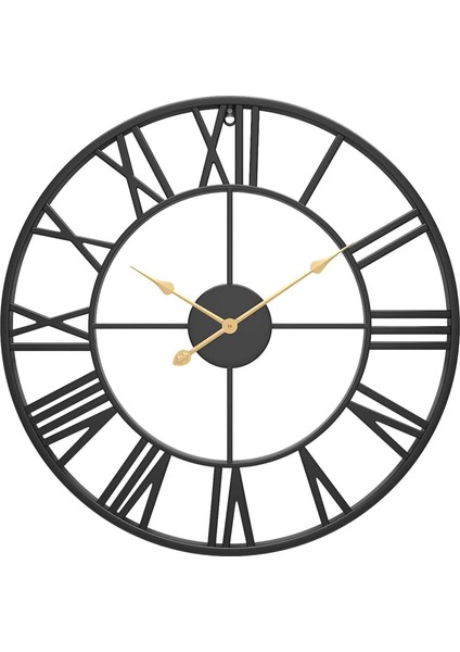 Duvar Saati, Ev Dekorasyonu Için Antik Roma Rakamlı Sessiz Duvar Saati (Yurt Dışından)