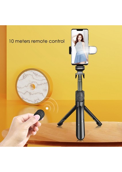 Dolgu Işığı Çıkarılabilir Uzaktan Kumandalı Selfie Çubuğu (Beyaz) (Yurt Dışından) modelleri