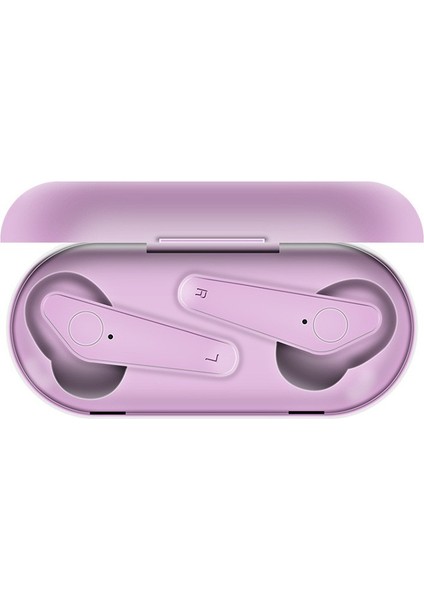 K12 Bluetooth Kablosuz Kulaklık Ekranı Su Geçirmez Mor Kulaklık (Yurt Dışından)