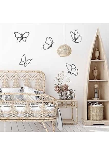 6pcs Metal Kelebek Duvar Asma Dekor, Doğum Günü Partisi Için, 6 Stil (Yurt Dışından) modelleri
