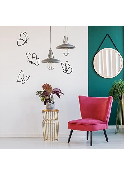 6pcs Metal Kelebek Duvar Asma Dekor, Doğum Günü Partisi Için, 6 Stil (Yurt Dışından) fırsatları