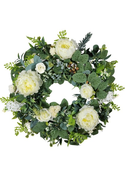 Yapay Ortanca Çelenk El Yapımı Çiçek Çelenk Bahar Garland (Yurt Dışından)