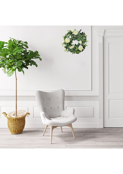 Yapay Ortanca Çelenk El Yapımı Çiçek Çelenk Bahar Garland (Yurt Dışından)