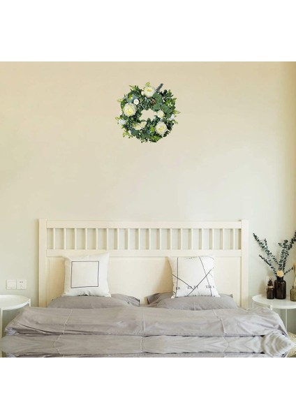 Yapay Ortanca Çelenk El Yapımı Çiçek Çelenk Bahar Garland (Yurt Dışından)