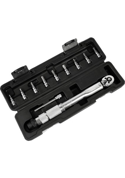 11 Pcs Hassas Ölçekli Tork Anahtarı Seti 1/4 Inç Tahrik Cırcır 5-25NM (Yurt Dışından)