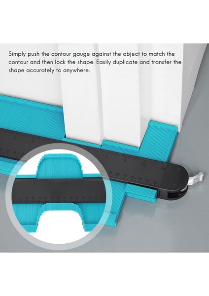 Kilitli Kontur Ölçer, 5&10 Inç Profil Şekli Kopyalama Aracı, Anında (Yurt Dışından) fiyatları