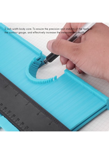 Kilitli Kontur Ölçer, 5&10 Inç Profil Şekli Kopyalama Aracı, Anında (Yurt Dışından) modelleri