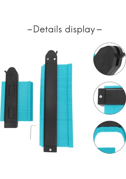 Kilitli Kontur Ölçer, 5&10 Inç Profil Şekli Kopyalama Aracı, Anında (Yurt Dışından) indirimleri