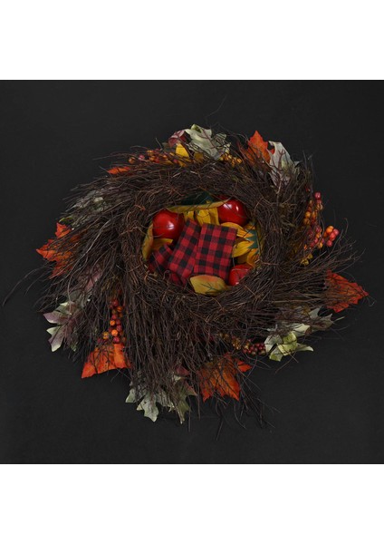 Ayçiçeği Akçaağaç Yaprağı Ilmek Noel Garland Çelenk Ev Penceresi (Yurt Dışından)